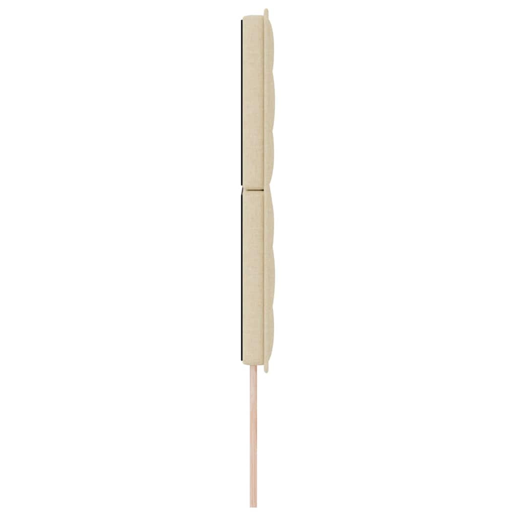 Tête de lit LED avec des lumières à LED Crème 144 cm Polyester - XIOS