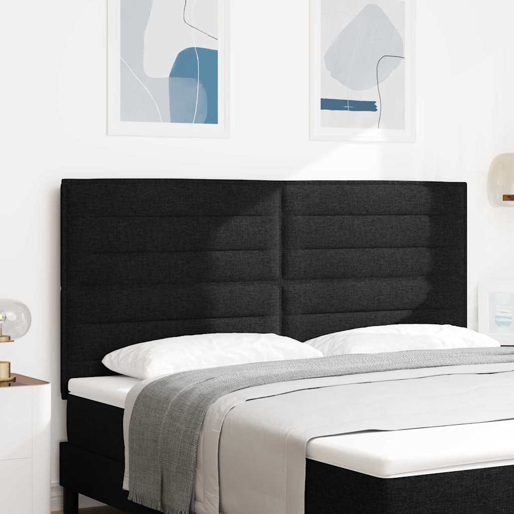 Tête de lit LED avec des lumières à LED Noir 180 cm Polyester - XIOS