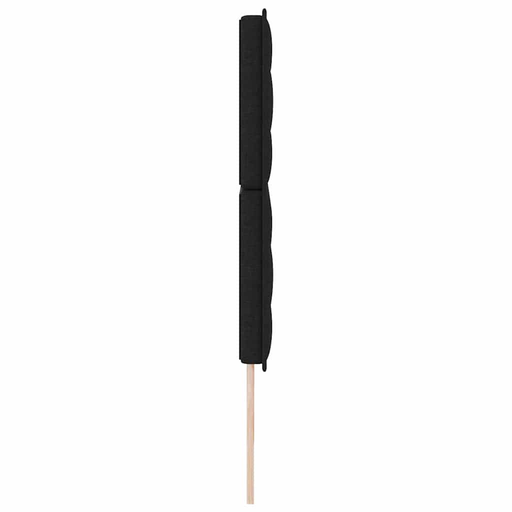 Tête de lit LED avec des lumières à LED Noir 180 cm Polyester - XIOS