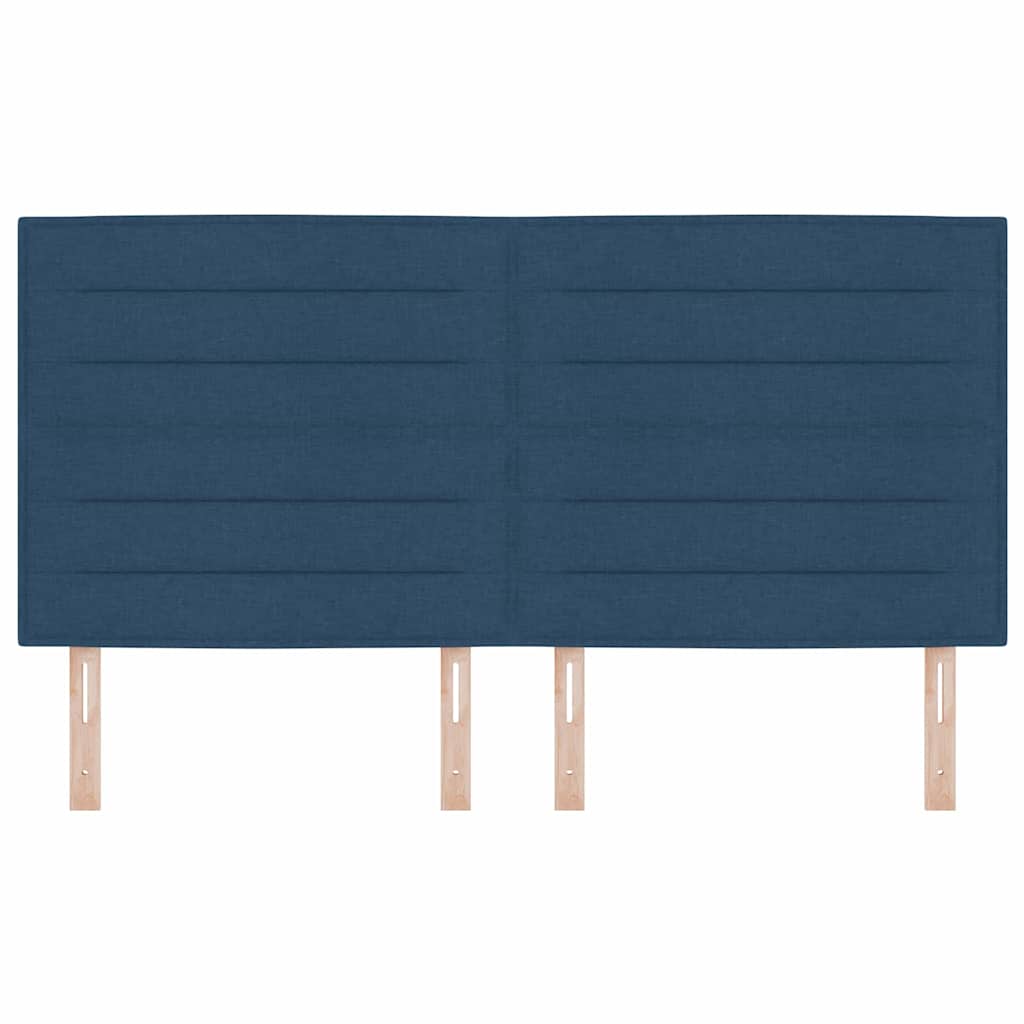 Tête de lit LED avec des lumières à LED Bleu 180 cm Polyester - XIOS