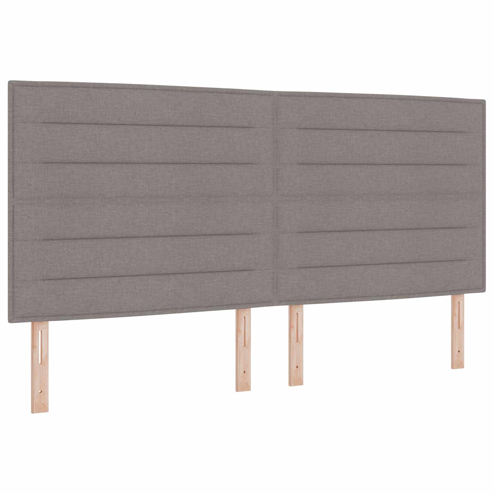 Tête de lit LED avec des lumières à LED Taupe 200 cm Polyester - XIOS