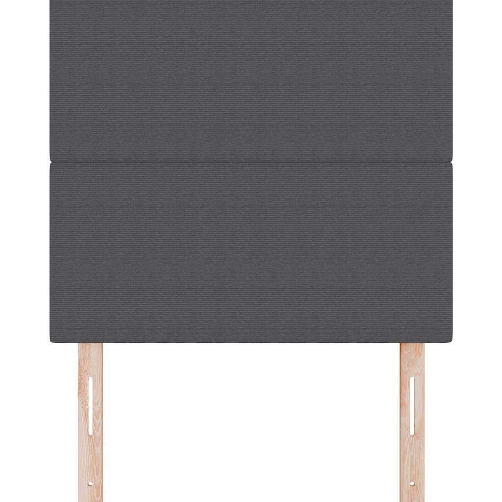 Tête de lit LED avec tête de lit Gris foncé 80 cm Polyester - XIOS