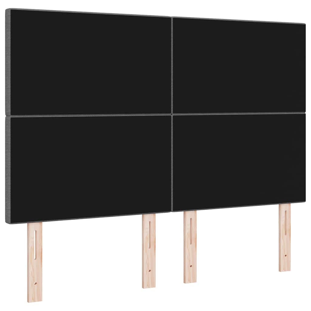 Tête de lit LED avec tête de lit Gris clair 144 cm Polyester - XIOS