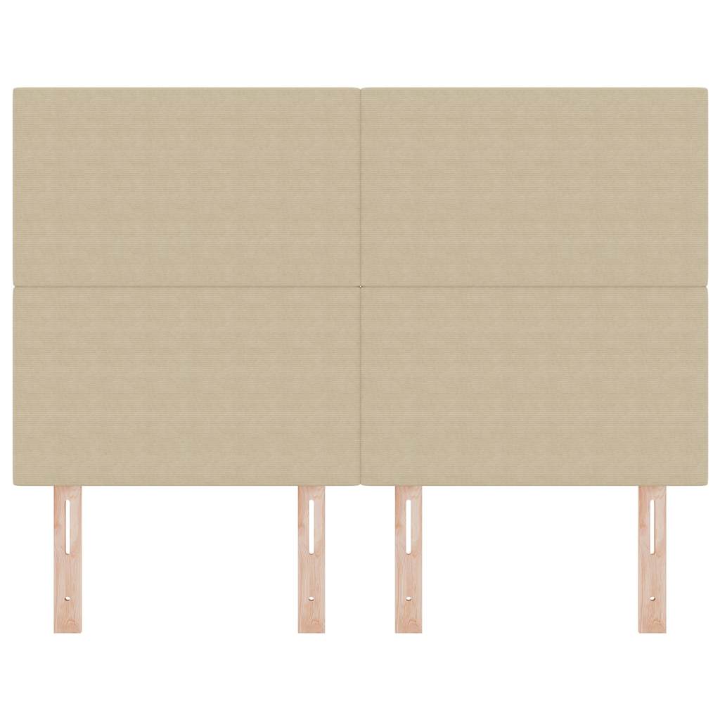Tête de lit LED avec tête de lit Vert gris 144 cm Polyester - XIOS