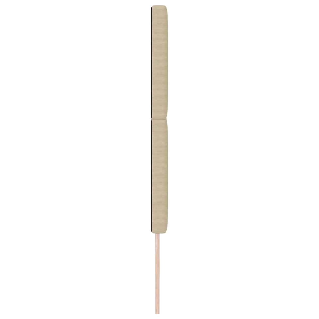 Tête de lit LED avec tête de lit Vert gris 144 cm Polyester - XIOS