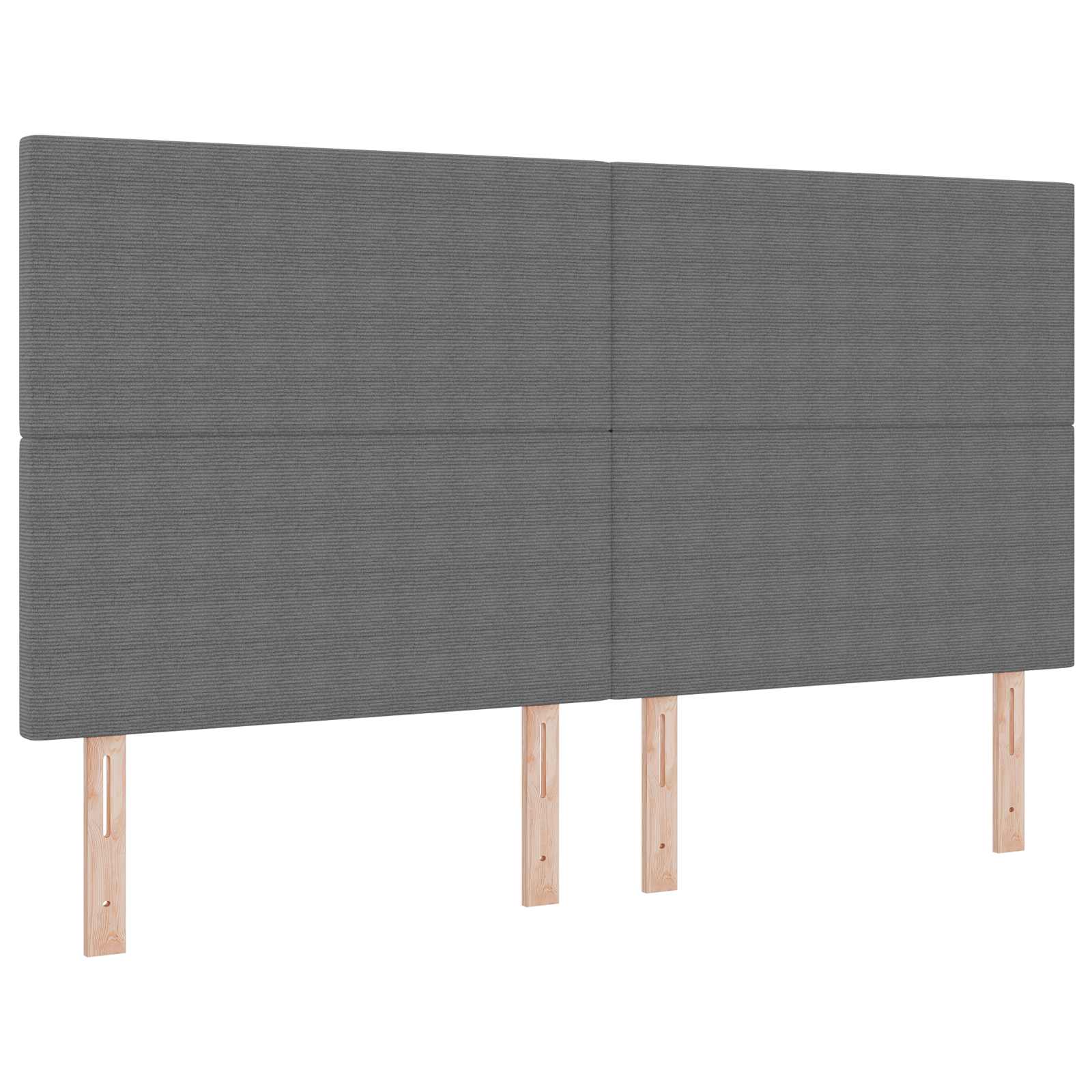 Tête de lit LED avec tête de lit Gris clair 180 cm Polyester - XIOS