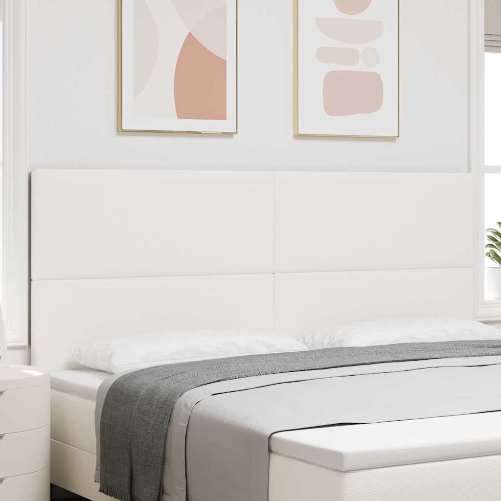 Tête de lit LED avec des lumières à LED Crème 200 cm Polyester - XIOS