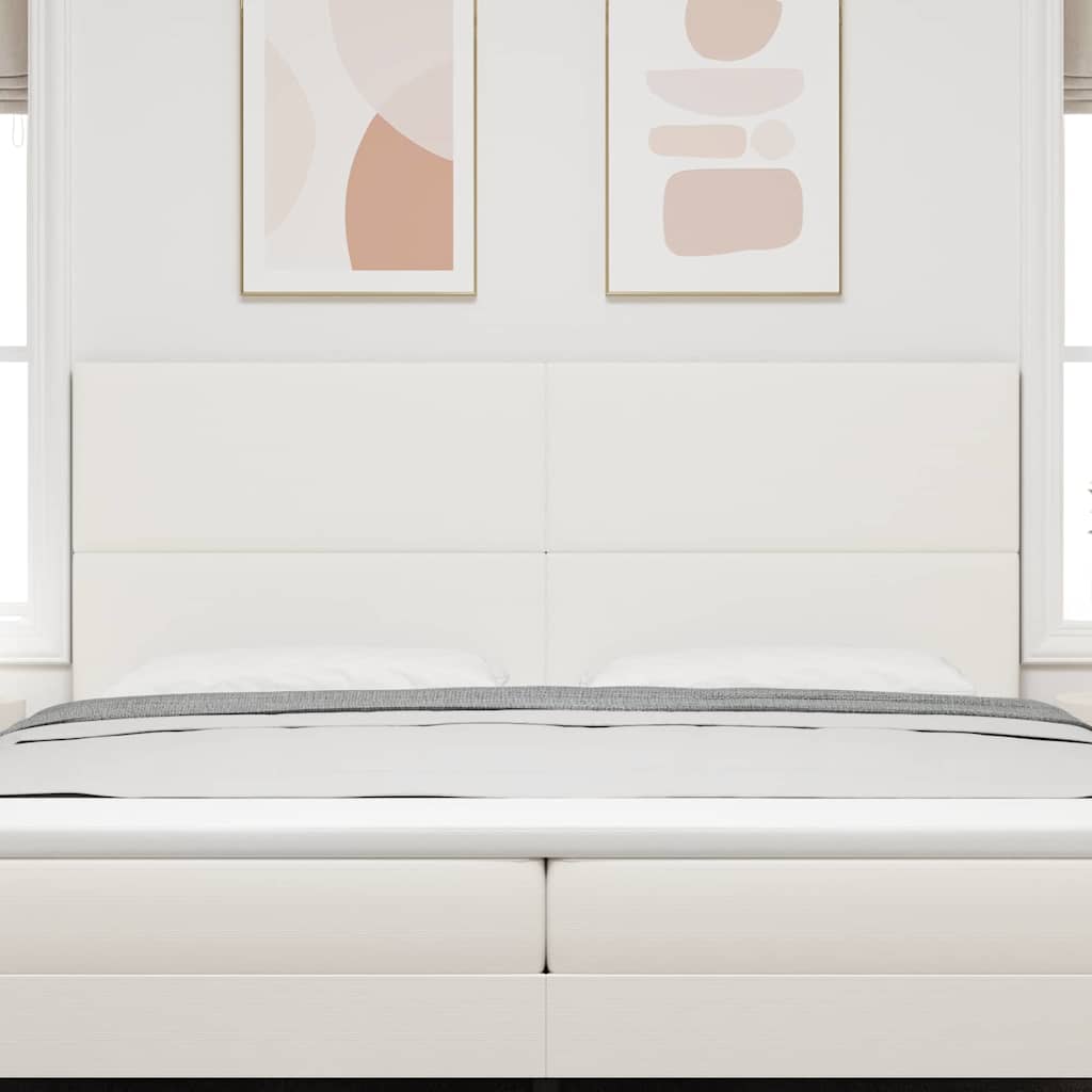 Tête de lit LED avec des lumières à LED Crème 200 cm Polyester - XIOS
