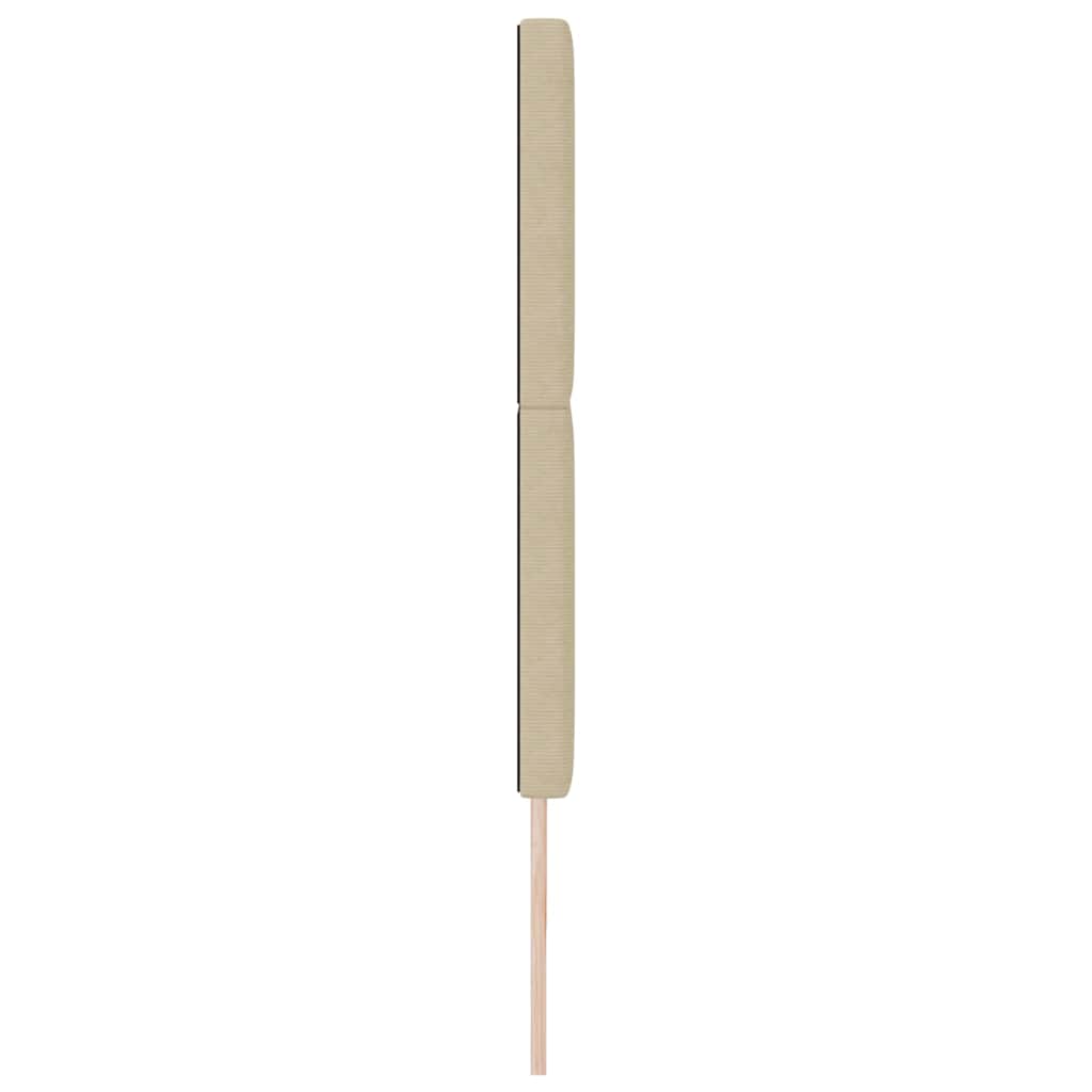 Tête de lit LED avec tête de lit Vert gris 200 cm Polyester - XIOS