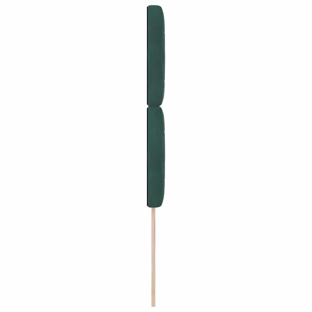 Tête de Lit LED Argyle Vert foncé 100 cm Velours - XIOS