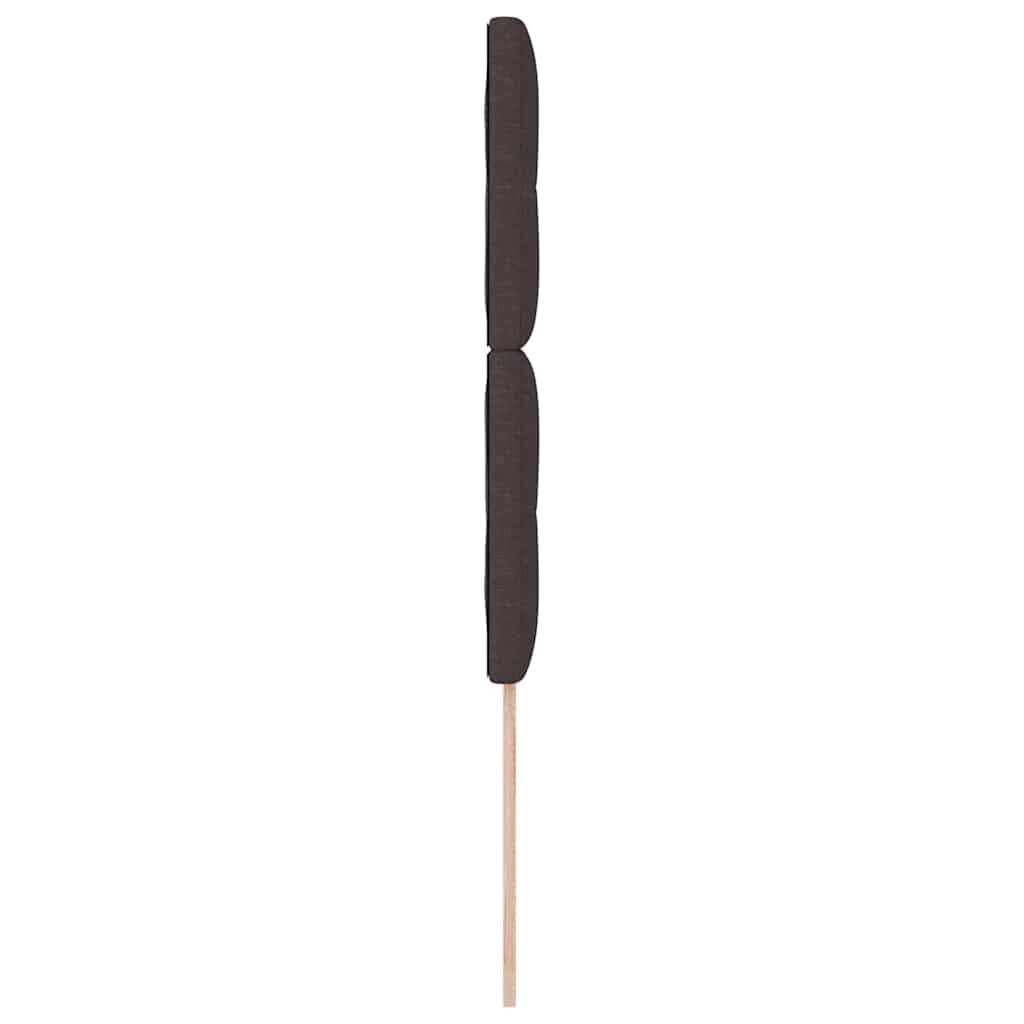 Tête de lit LED avec tête de lit Marron foncé 90 cm Polyester - XIOS