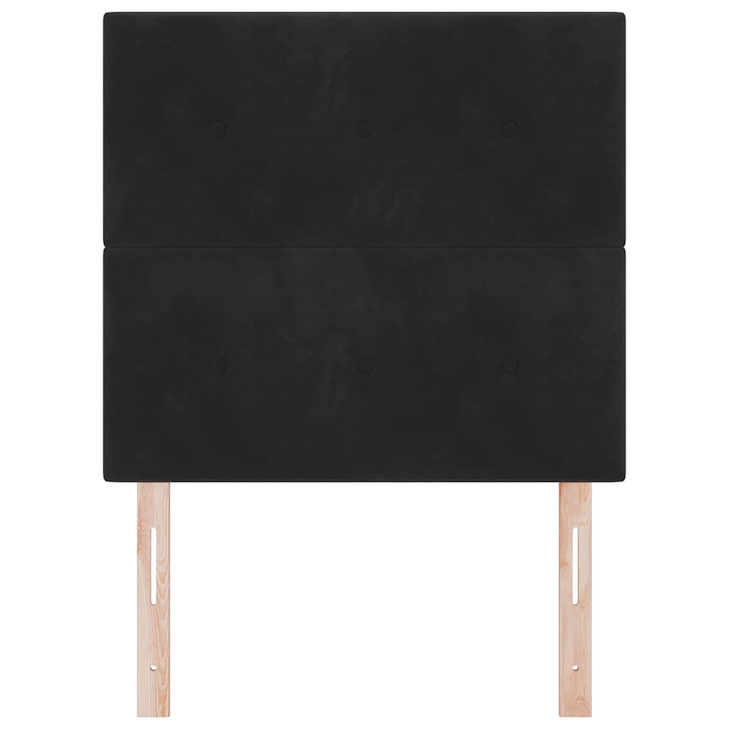 Tête de lit LED avec des lumières à LED Noir 90 cm Polyester - XIOS