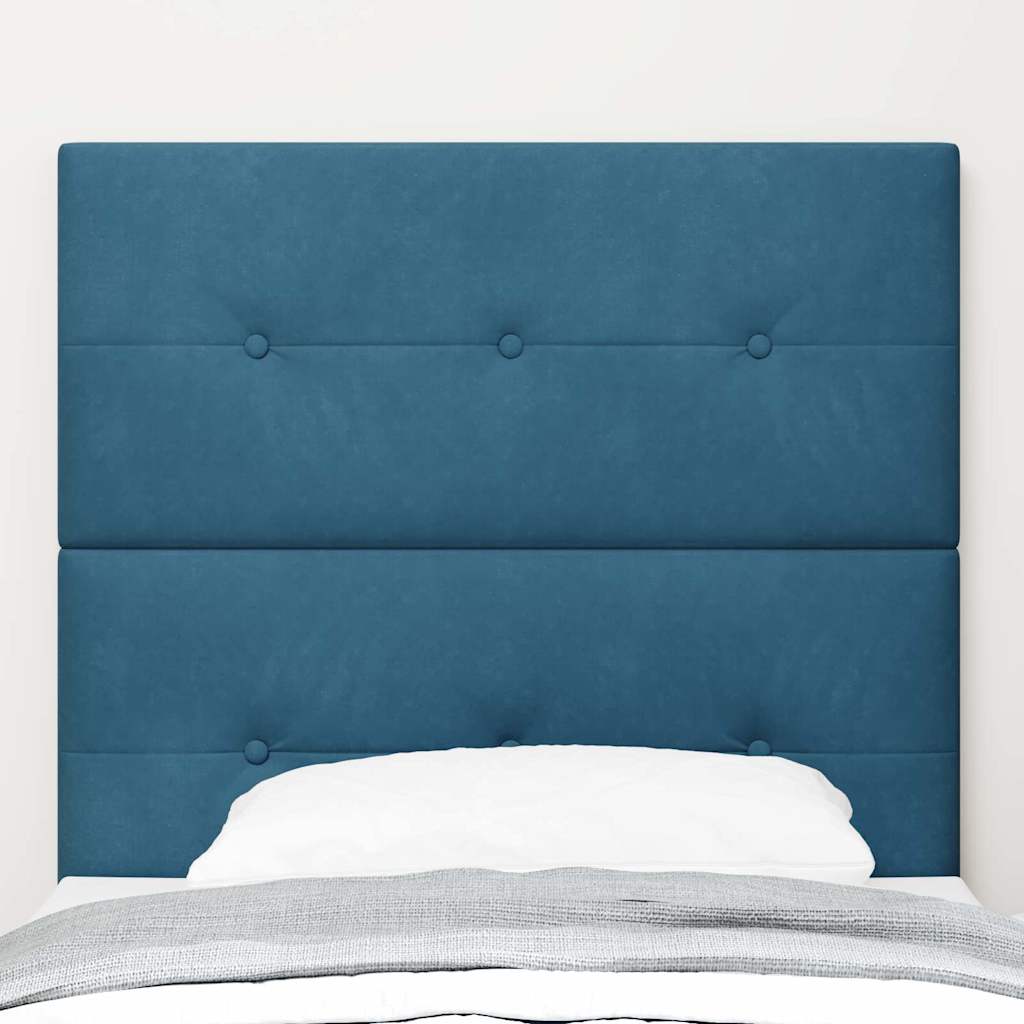 Tête de lit LED avec des lumières à LED Bleu 100 cm Polyester - XIOS