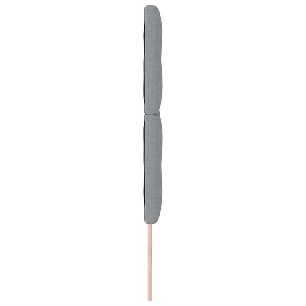 Tête de lit LED avec tête de lit Gris clair 144 cm Polyester - XIOS