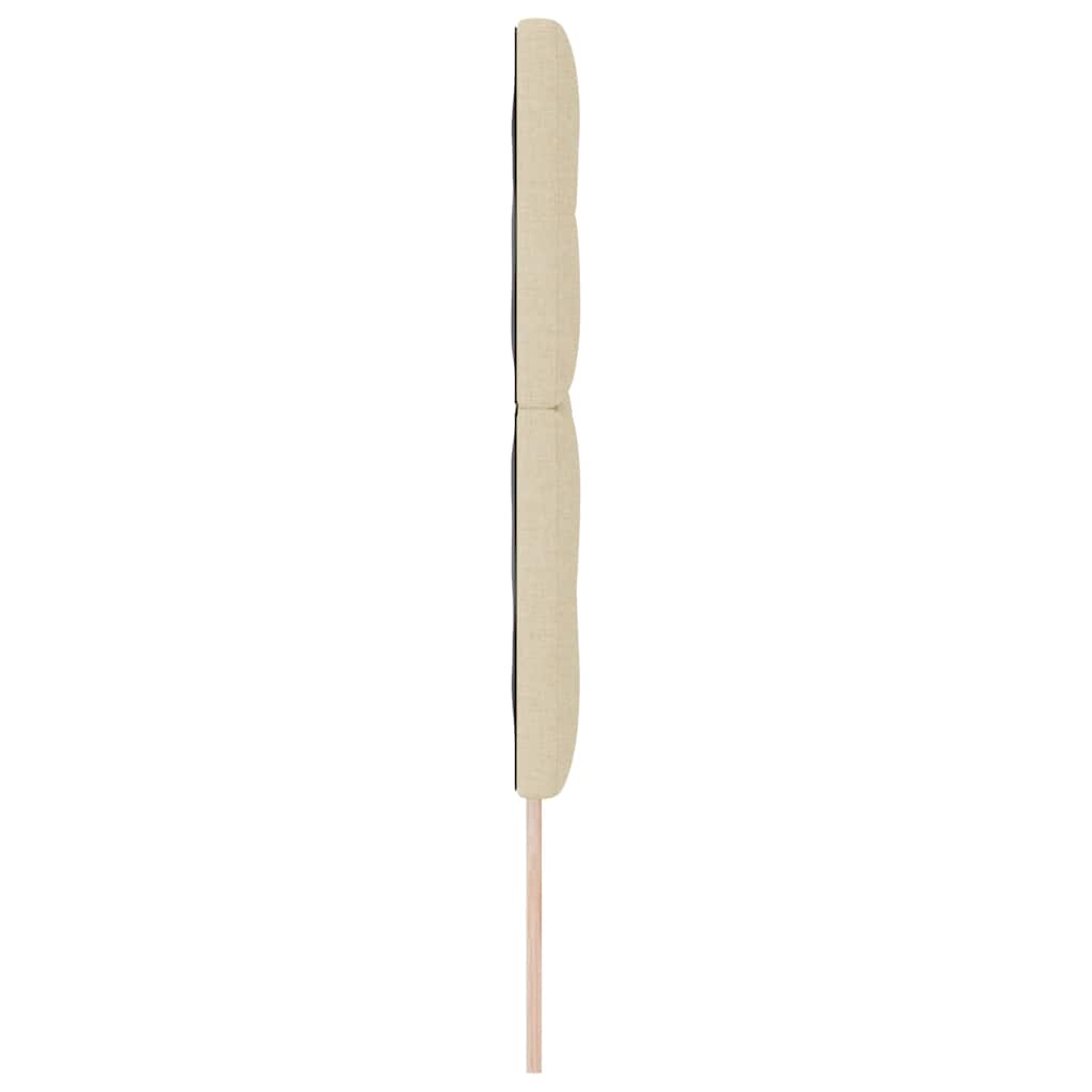 Tête de lit LED avec des lumières à LED Crème 144 cm Polyester - XIOS