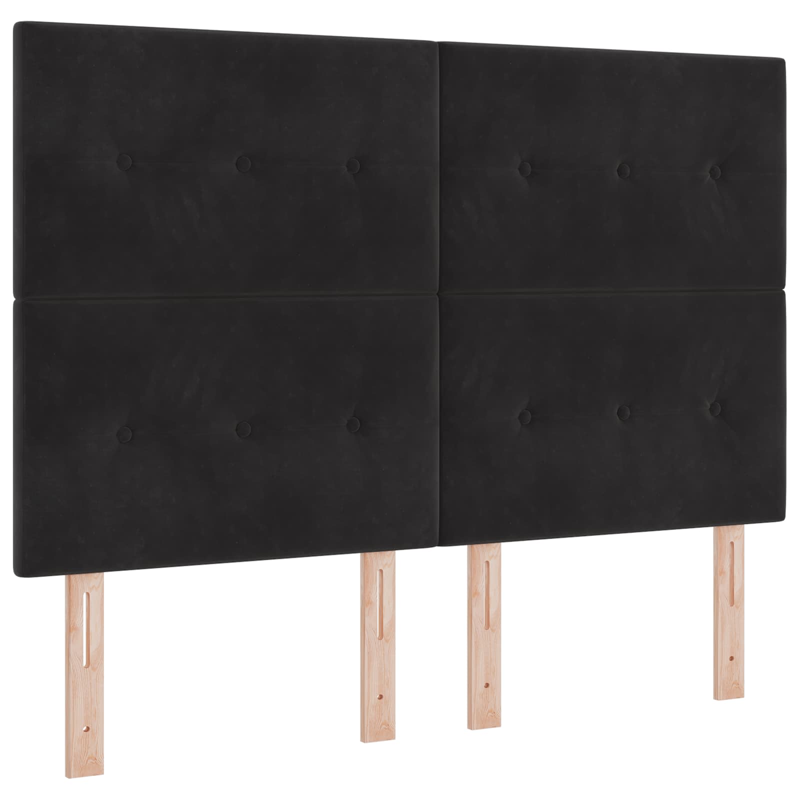 Tête de lit LED avec des lumières à LED Noir 144 cm Polyester - XIOS