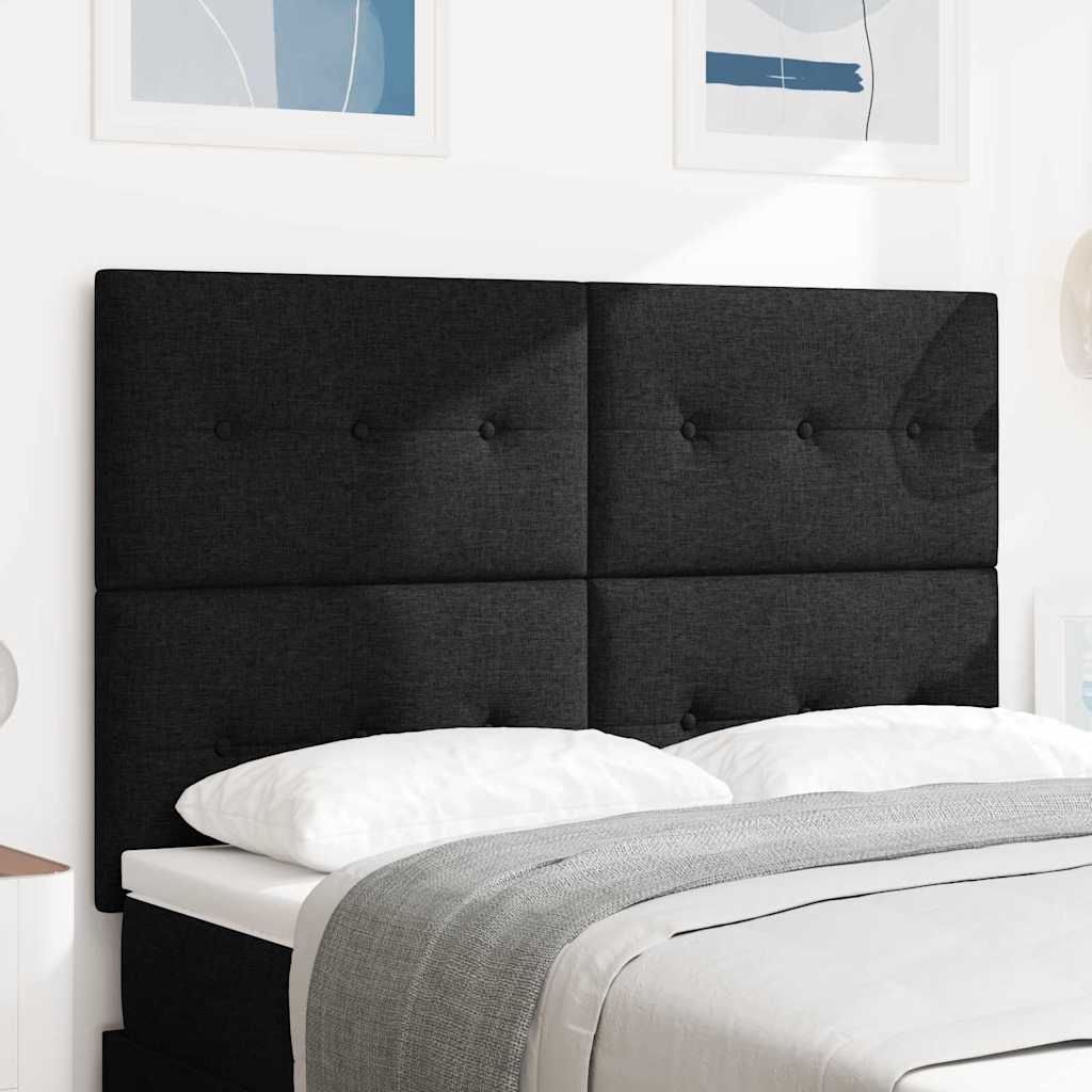 Tête de lit LED avec des lumières à LED Noir 160 cm Polyester - XIOS