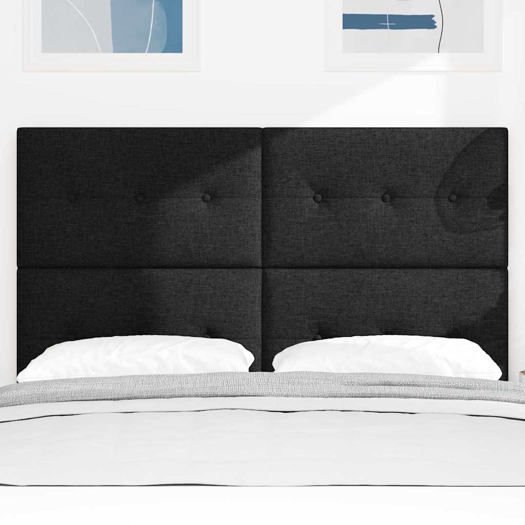 Tête de lit LED avec des lumières à LED Noir 160 cm Polyester - XIOS