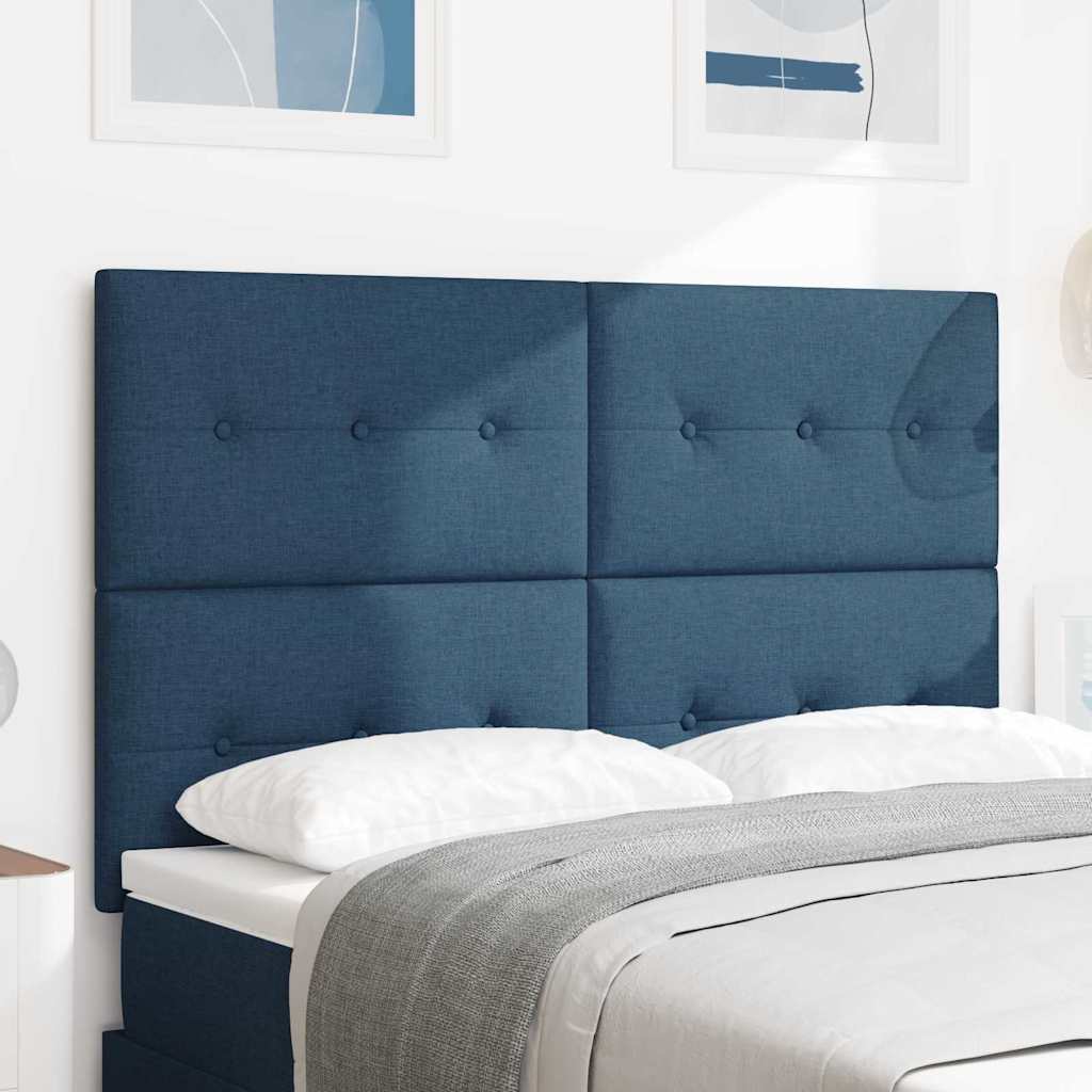 Tête de lit LED avec des lumières à LED Bleu 160 cm Polyester - XIOS