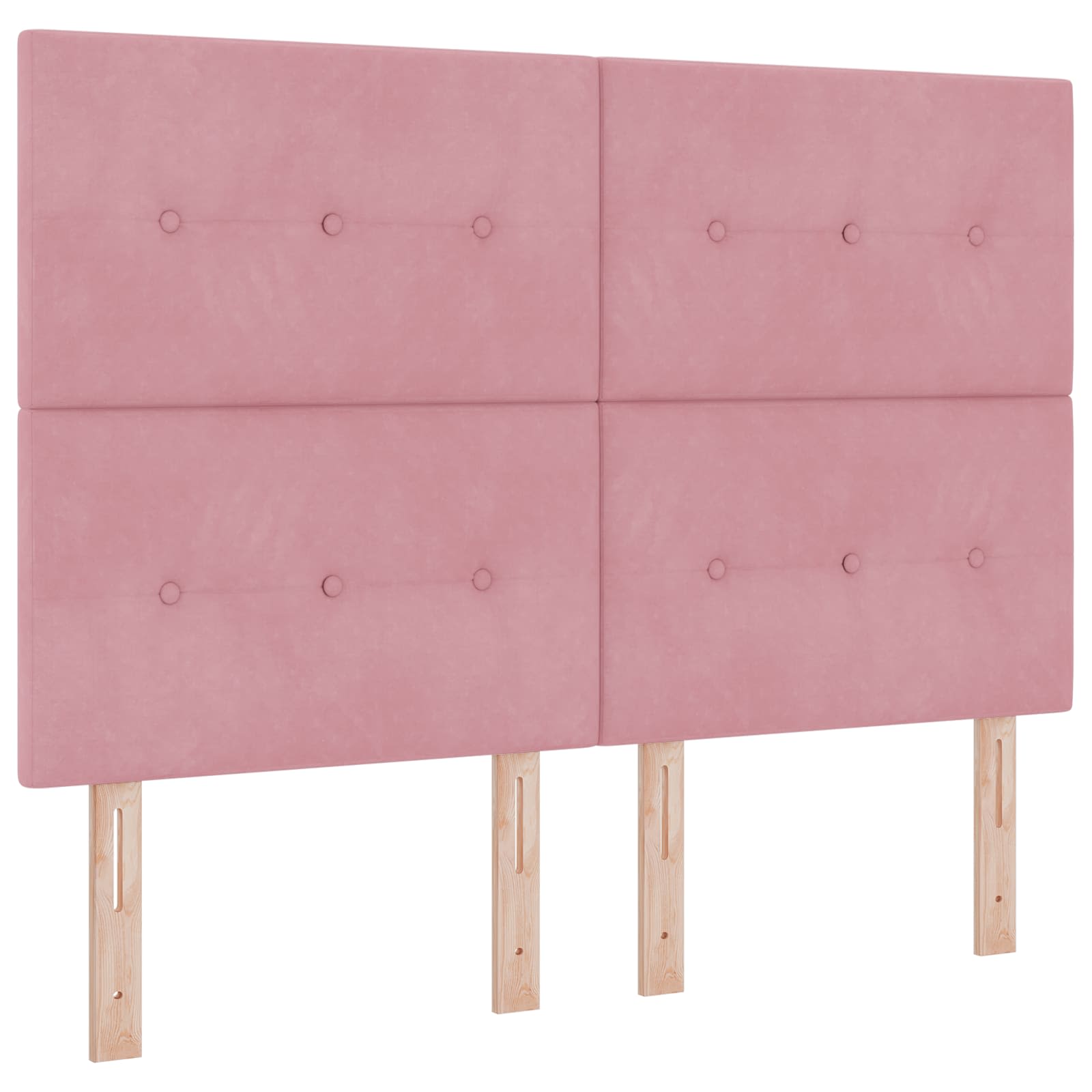 Tête de lit LED avec des lumières à LED Rose 160 cm Polyester - XIOS