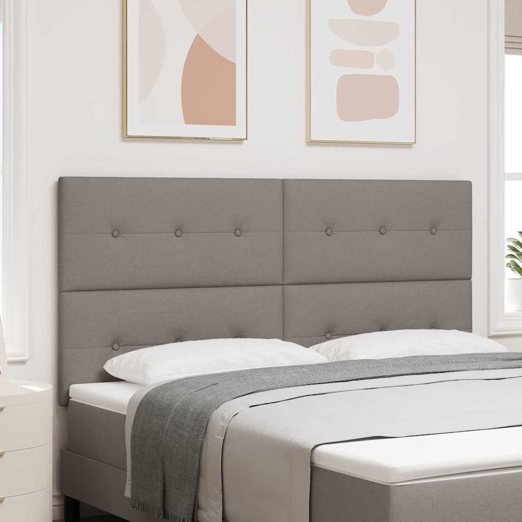 Tête de lit LED avec des lumières à LED Taupe 180 cm Polyester - XIOS