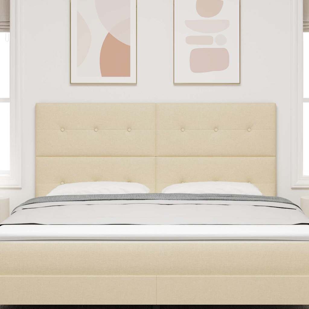 Tête de lit LED avec des lumières à LED Crème 180 cm Polyester - XIOS