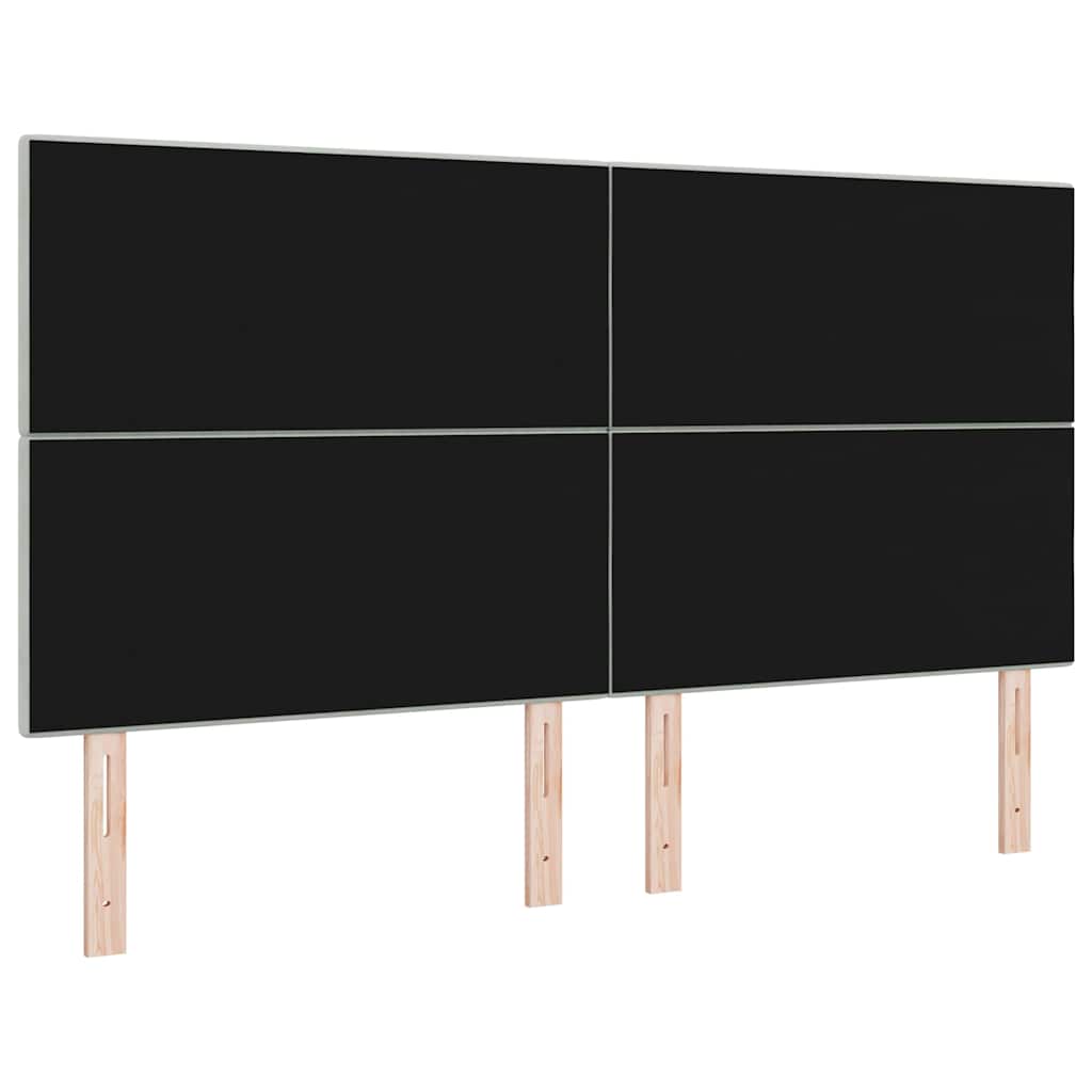 Tête de lit LED avec tête de lit Gris clair 180 cm Polyester - XIOS
