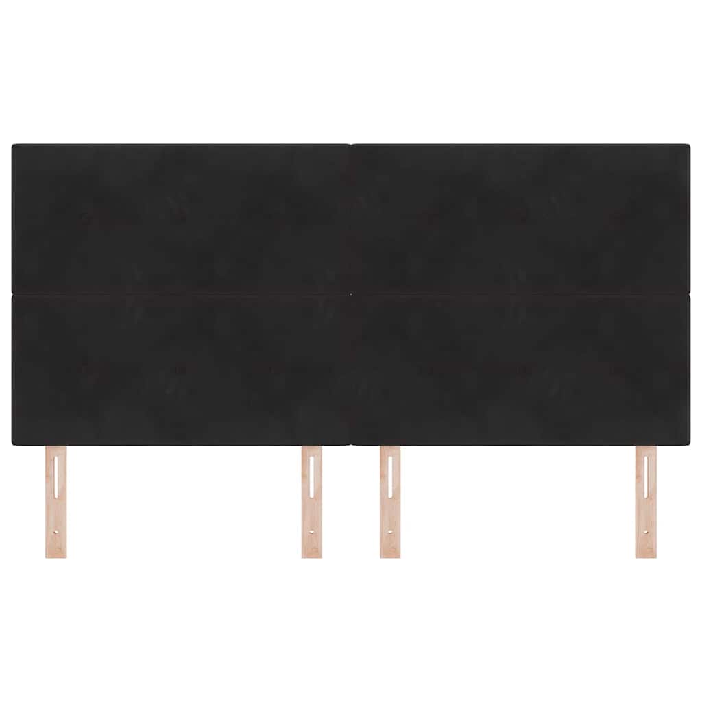 Tête de lit LED avec des lumières à LED Noir 180 cm Polyester - XIOS