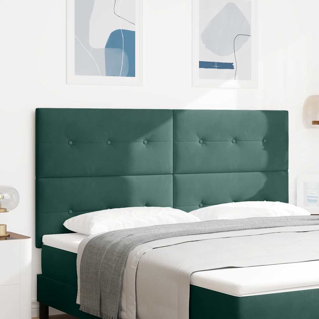 Tête de lit LED avec des lumières à LED Vert 180 cm Polyester - XIOS