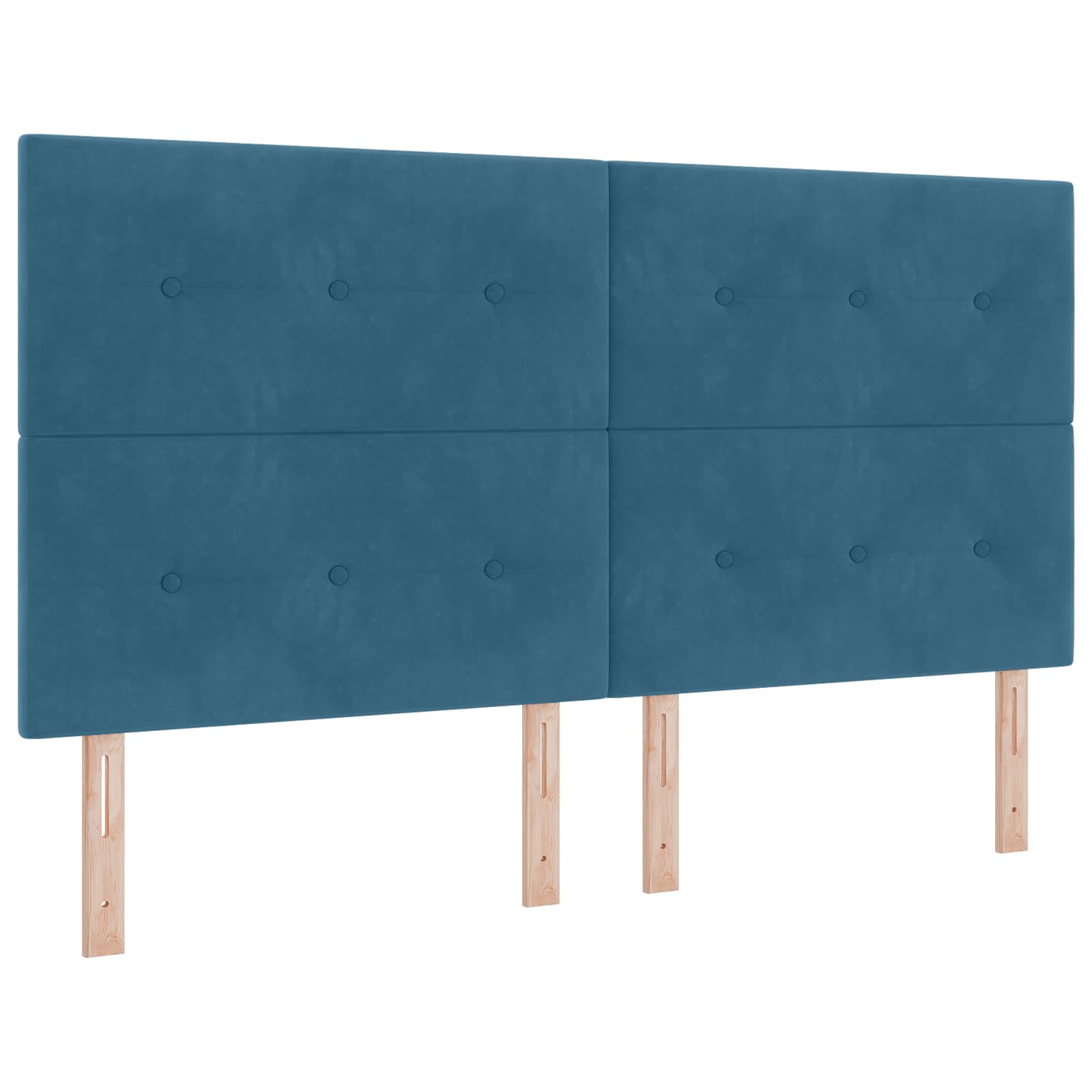 Tête de lit LED avec des lumières à LED Bleu 180 cm Polyester - XIOS