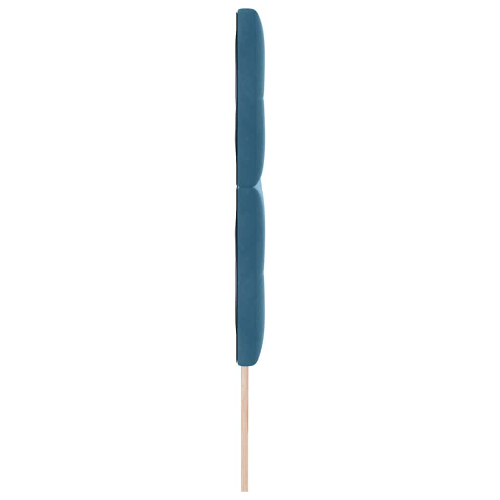 Tête de lit LED avec des lumières à LED Bleu 180 cm Polyester - XIOS