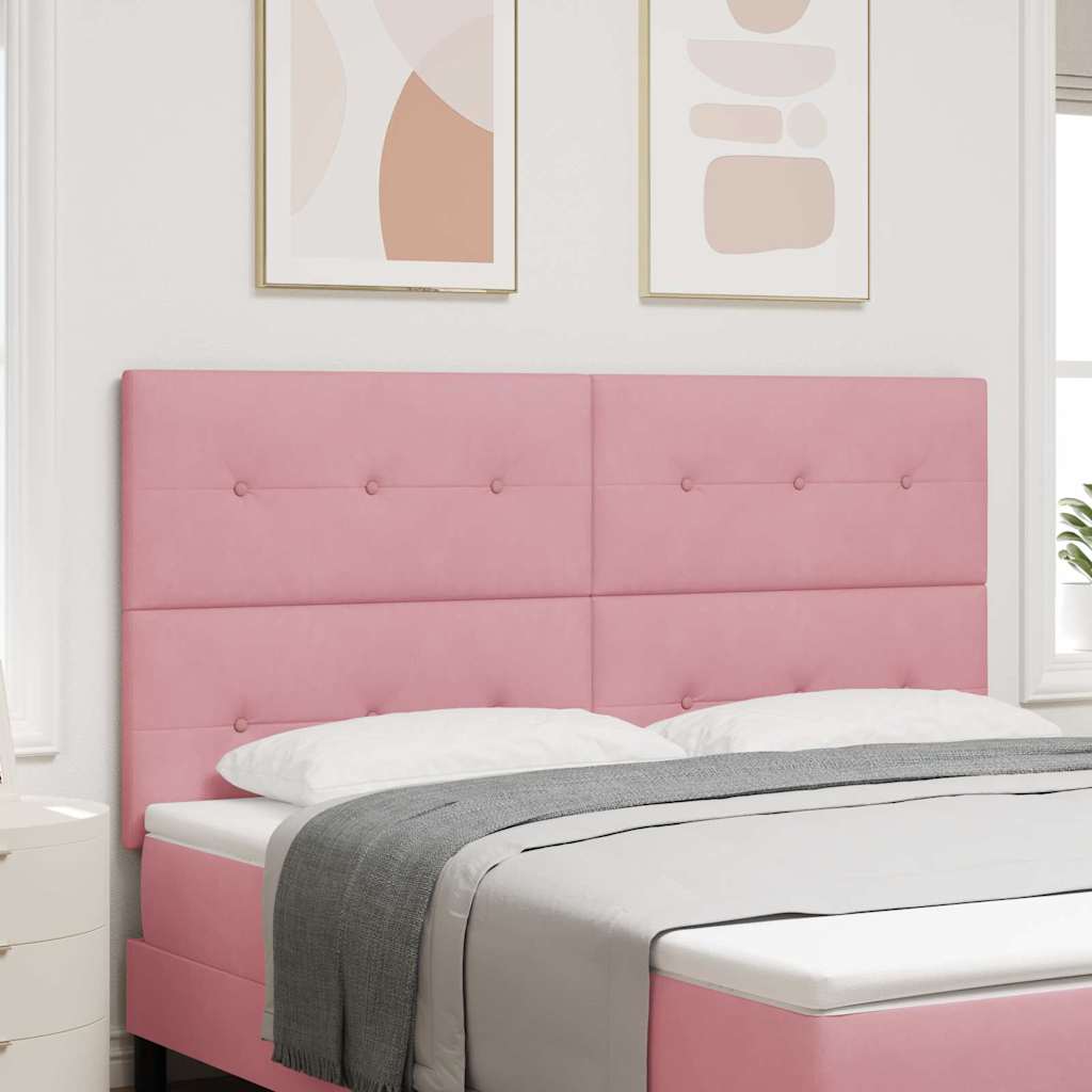 Tête de lit LED avec des lumières à LED Rose 180 cm Polyester - XIOS