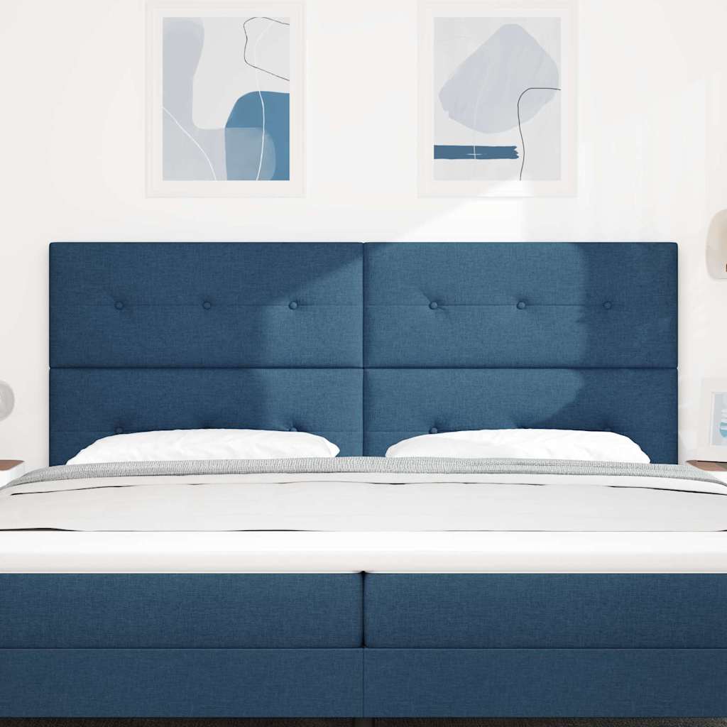 Tête de lit LED avec des lumières à LED Bleu 200 cm Polyester - XIOS