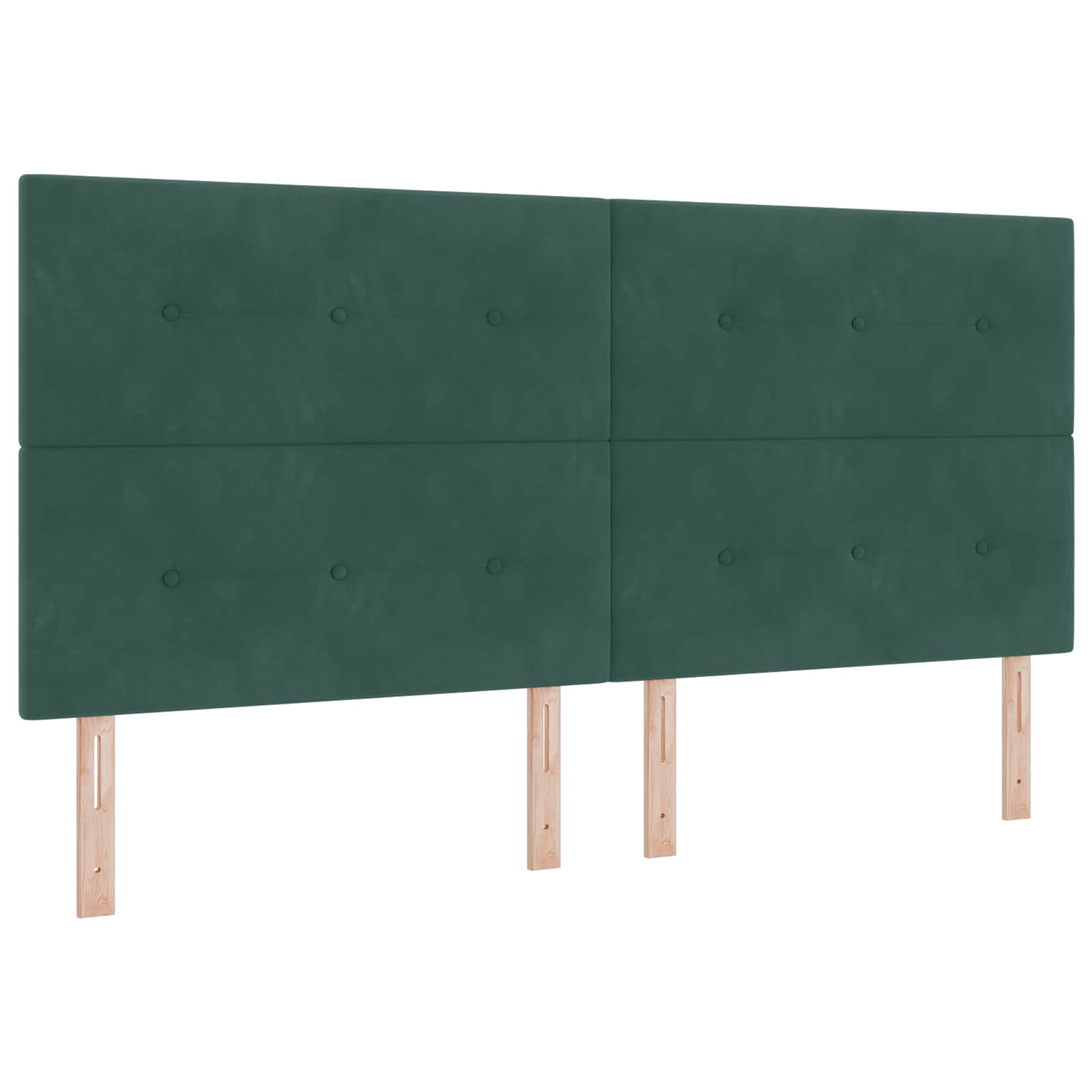 Tête de lit LED avec des lumières à LED Vert 200 cm Polyester - XIOS