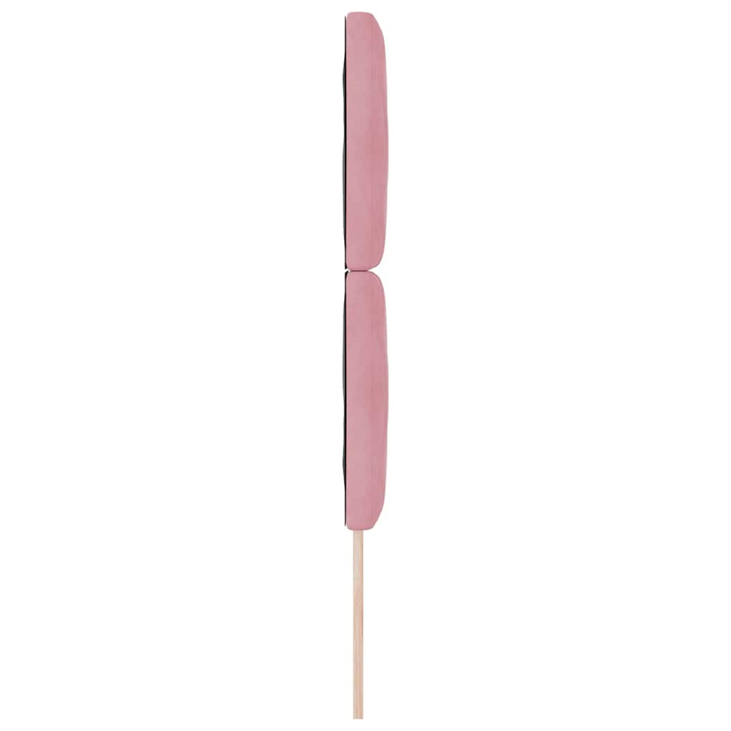 Tête de lit LED Rose 80 cm Cuir synthétique - XIOS