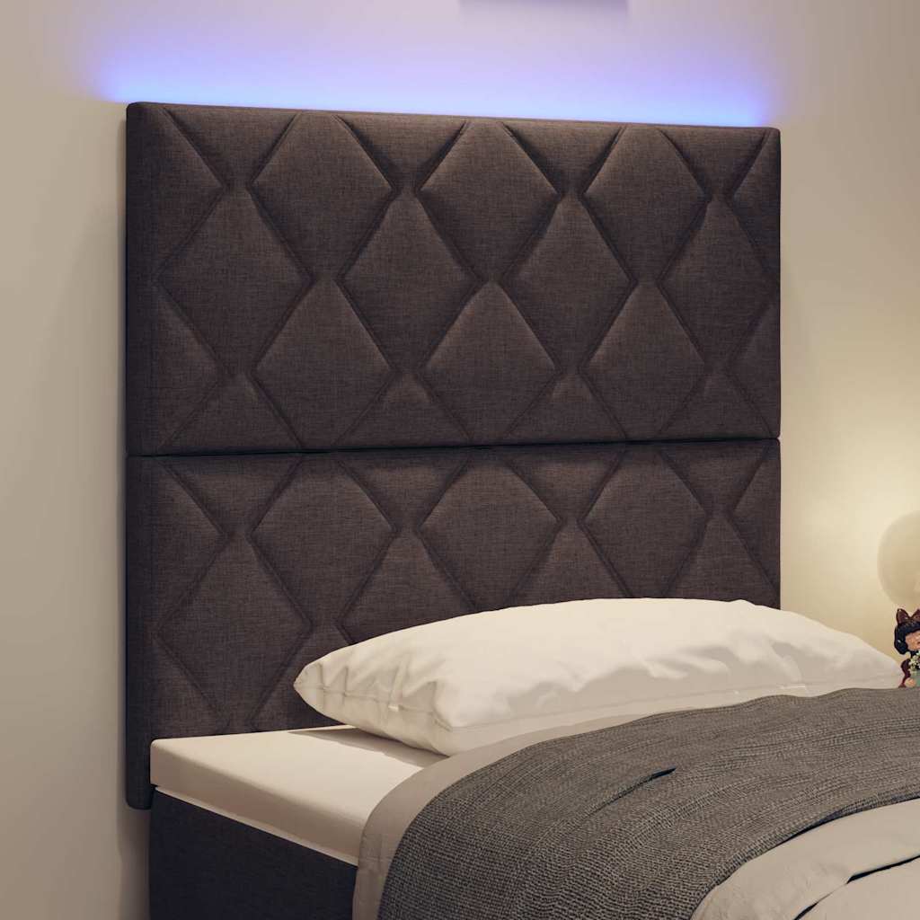 Tête de lit Marron 100 cm tissu - XIOS