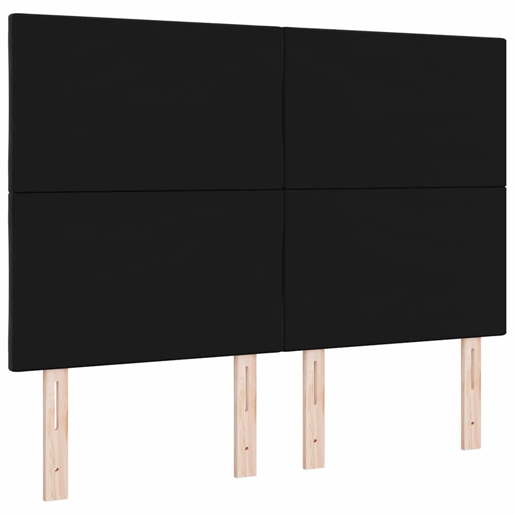 Tête de lit LED Noir 144 cm Cuir synthétique - XIOS
