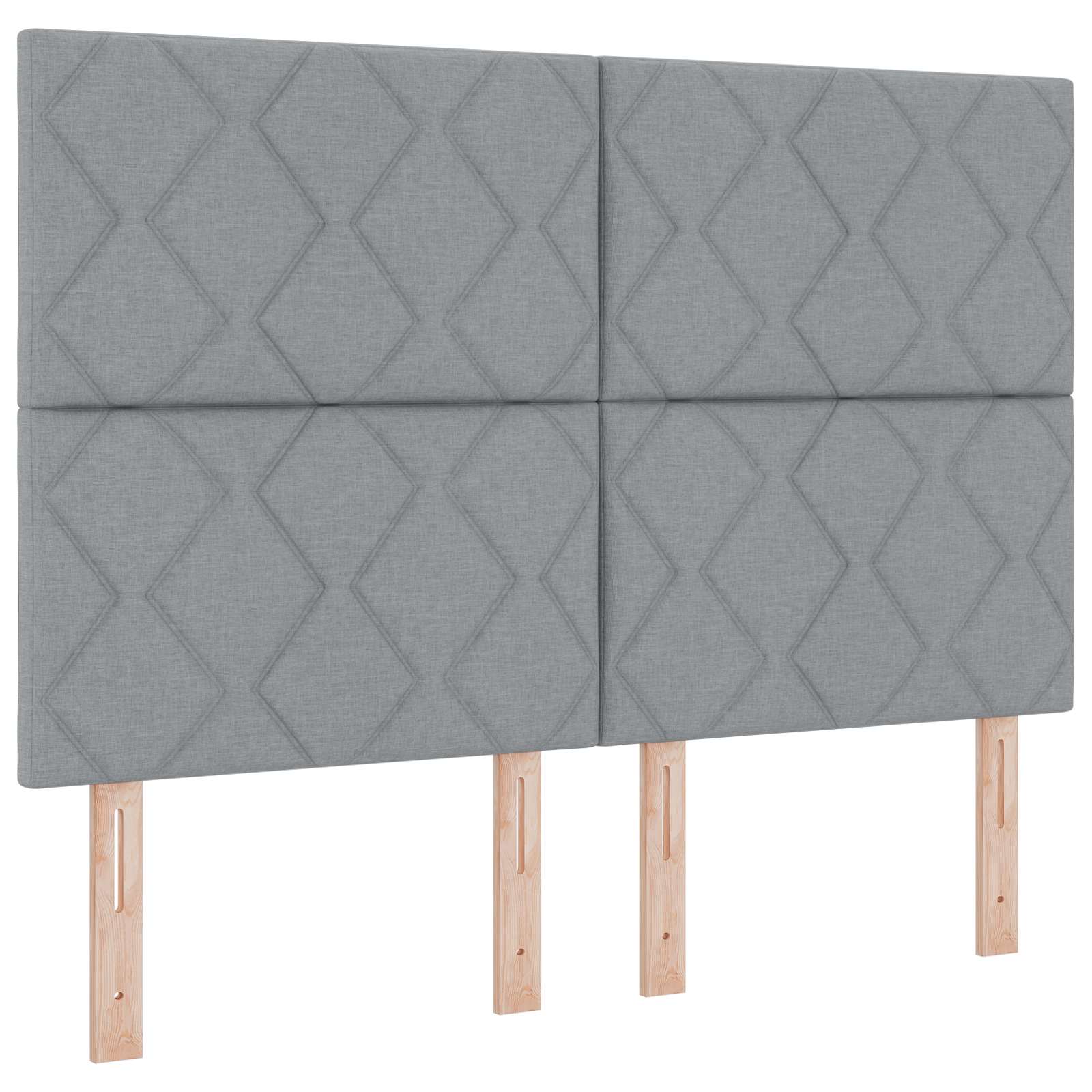 Tête de lit Gris clair 160 cm tissu - XIOS