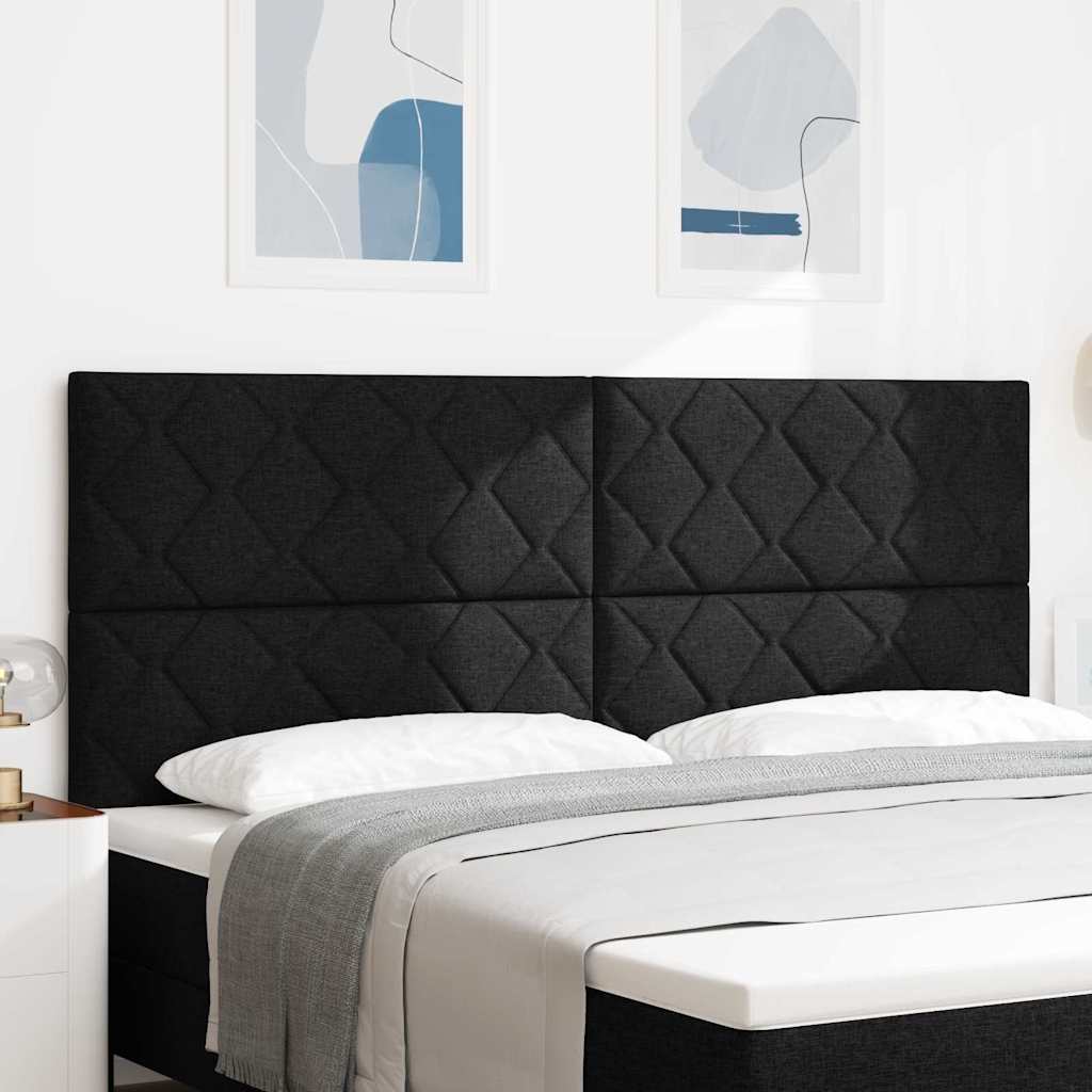 Tête de lit Noir 200 cm tissu - XIOS