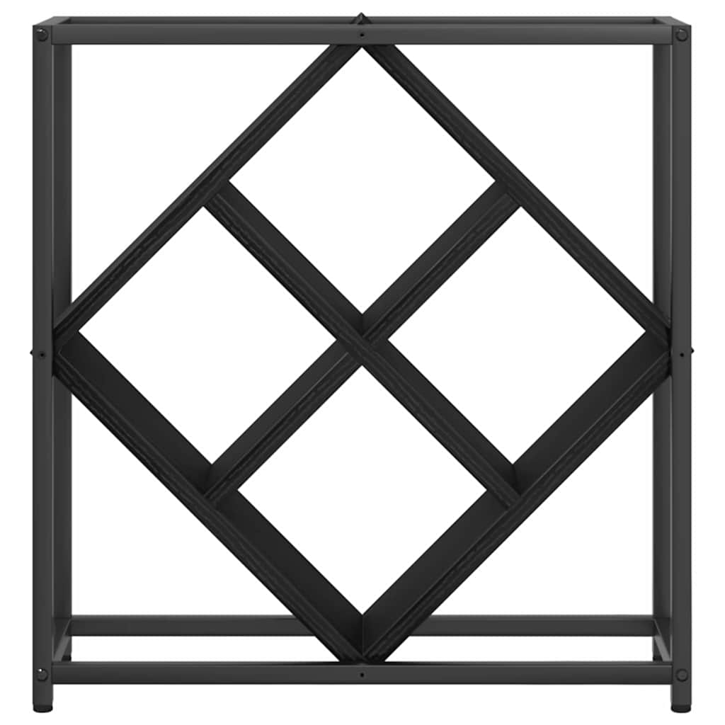 Étagère à vin Chêne noir 51 x 18 x 52,5 cm Bois d'ingénierie - XIOS