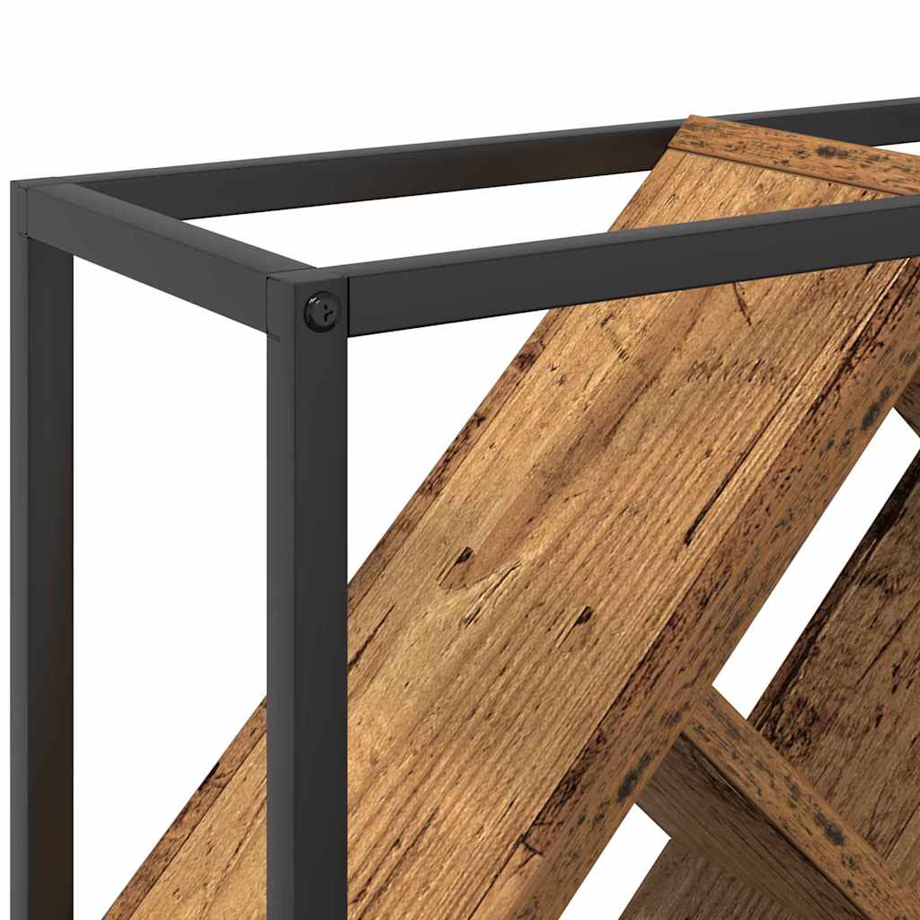 Étagère à vin Bois ancien 51 x 18 x 52,5 cm Bois d'ingénierie - XIOS