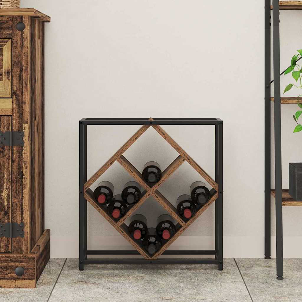 Étagère à vin Bois ancien 51 x 18 x 52,5 cm Bois d'ingénierie - XIOS