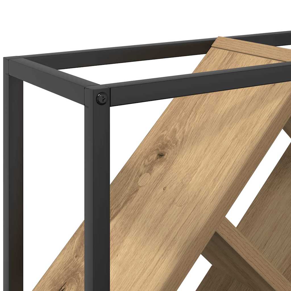 Étagère à vin chêne artisanal 51 x 18 x 52,5 cm - XIOS