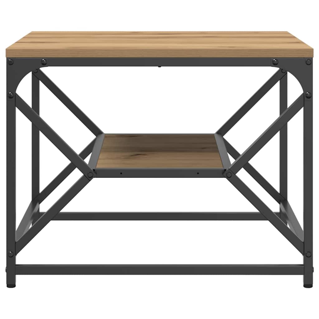 Table basse chêne artisanal 51 x 50 x 40 cm - XIOS