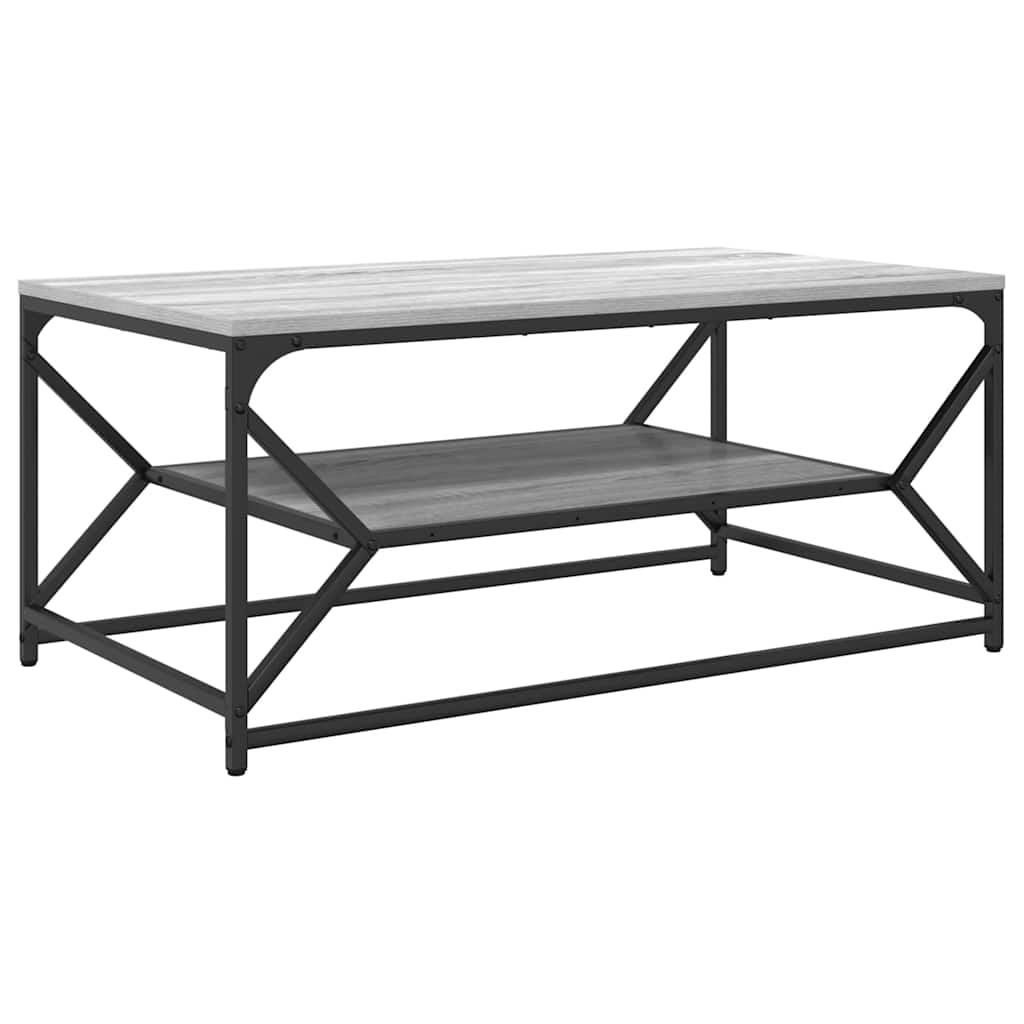 Table basse Gris Sonoma 90 x 50 x 40 cm - XIOS