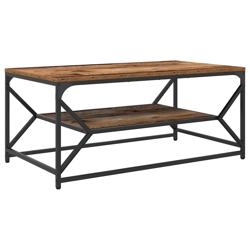 Table basse Bois Ancien 90 x 50 x 40 cm - XIOS
