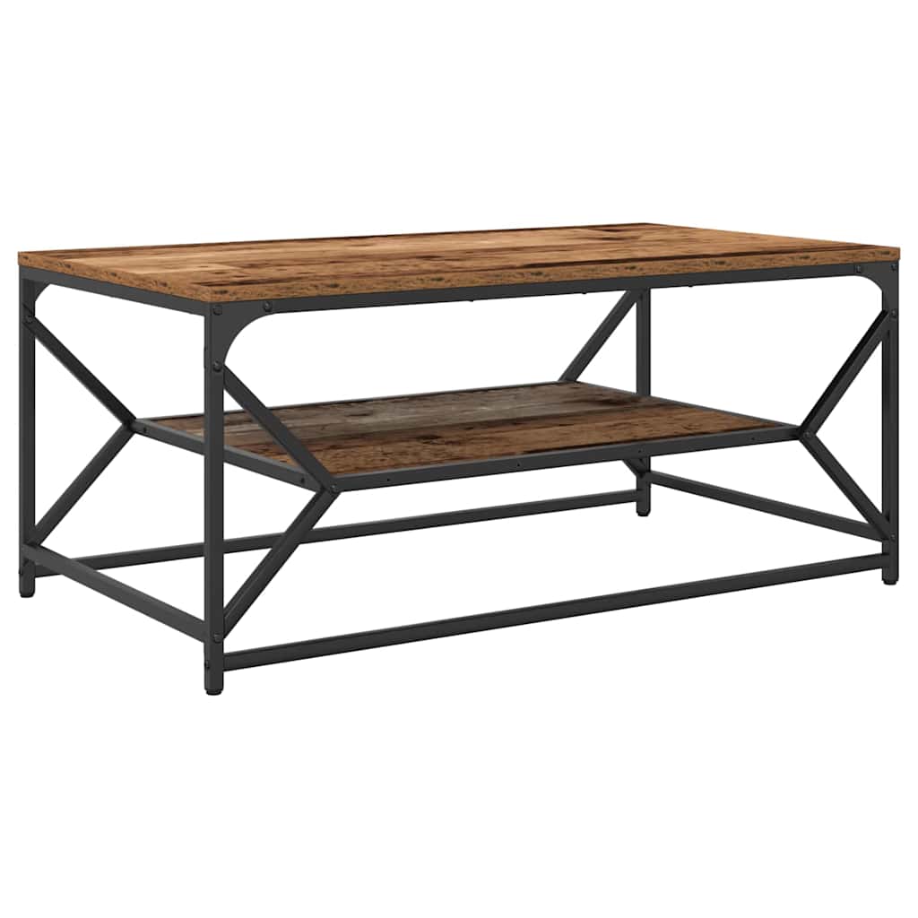 Table basse Bois Ancien 90 x 50 x 40 cm - XIOS