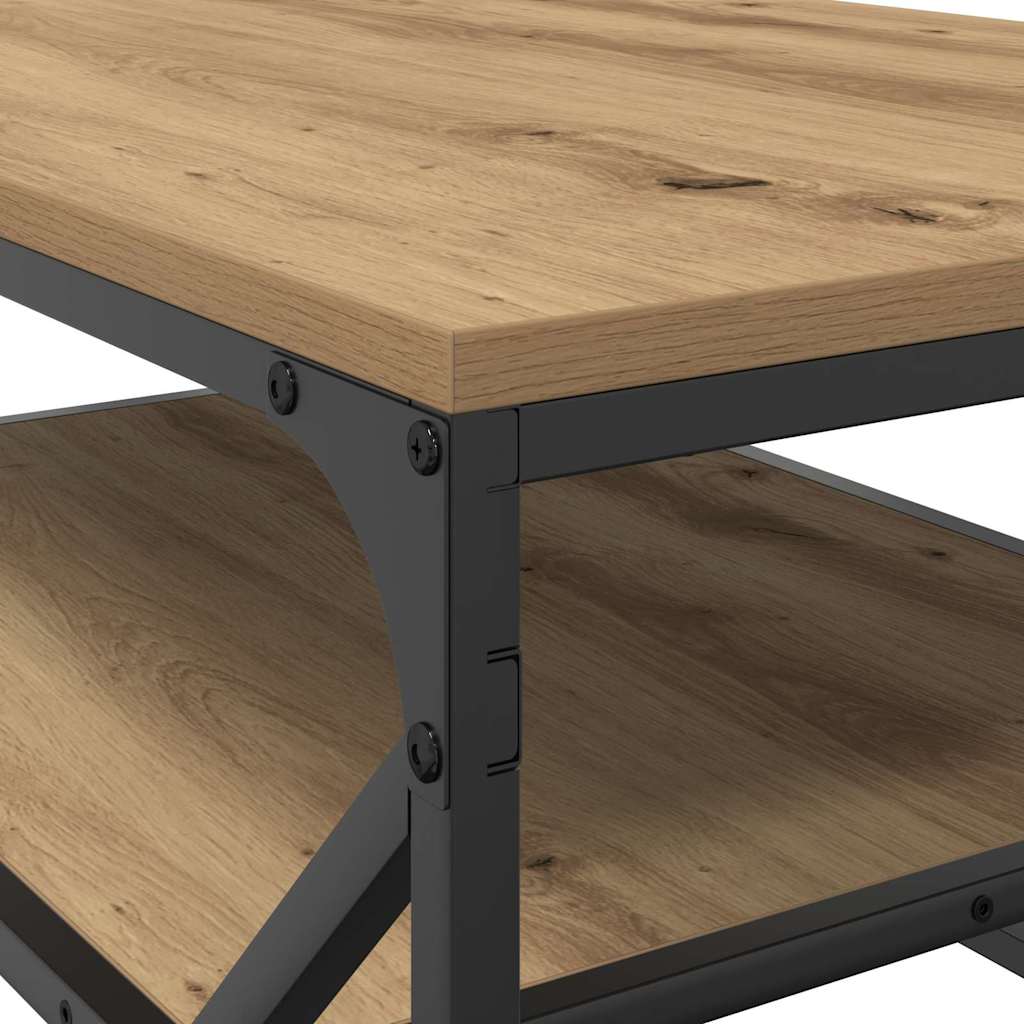 Table basse chêne artisanal 90 x 50 x 40 cm - XIOS