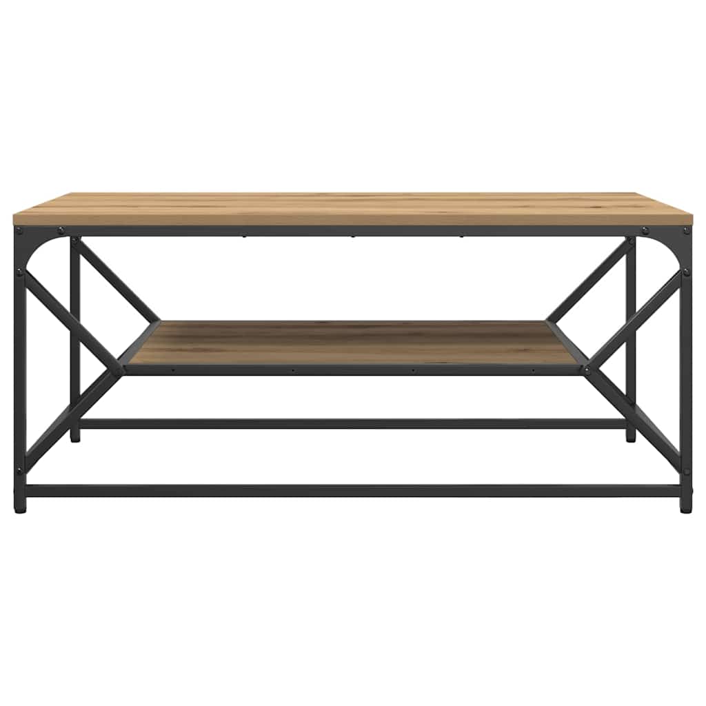 Table basse chêne artisanal 90 x 50 x 40 cm - XIOS