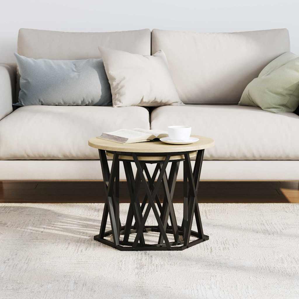 Table d'appoint 2 pcs Chêne sonoma 50 x 50 x 40 cm - XIOS